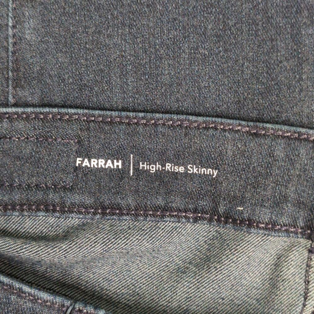 AG Farrah High Rise Skinny Cloud Soft Denim Jeans Fave (Blue, Indigo) Size 31 - Picture 7 of 15